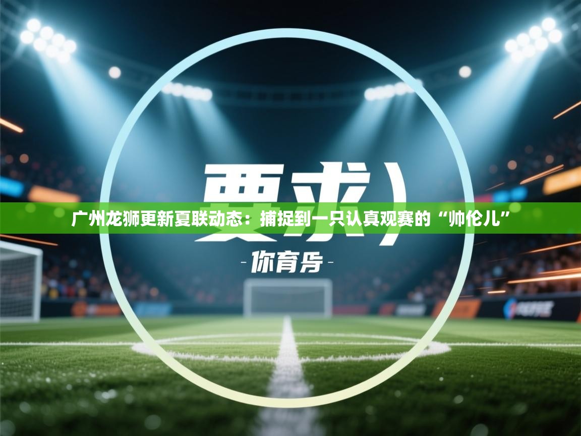 开云体育入口网址-广州龙狮更新夏联动态:捕捉到一只认真观赛的“帅伦儿” 第2张